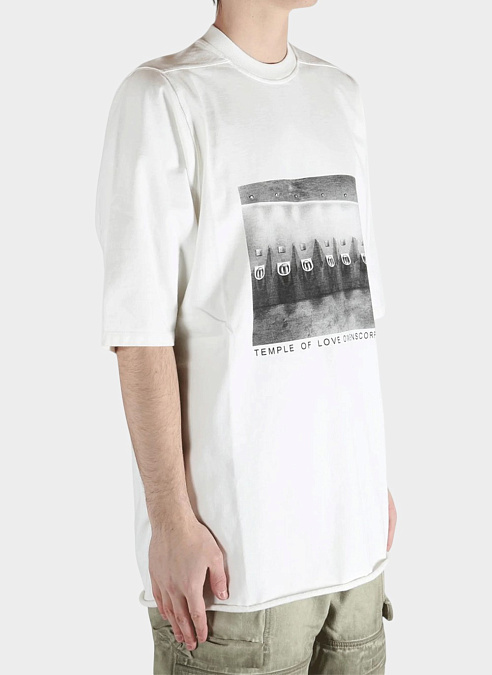 Футболка Temple Of Love Jumbo Print SS T-Shirt  Milk / Black