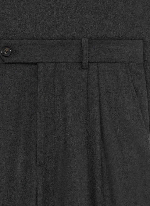 Брюки Le Pantalon à Plis Cropped Grey