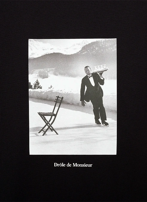 Футболка Le T-Shirt Ice Skating Waiter Black