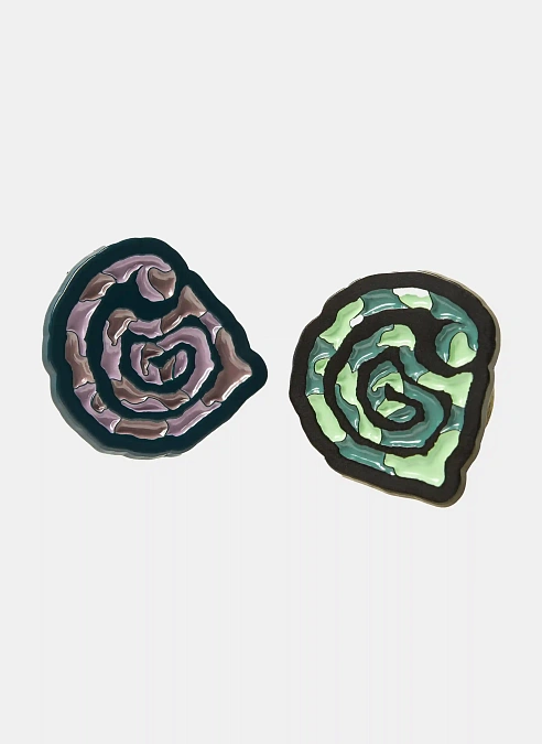 Набор значков ( 2 шт. ) Helix Pins Multicolor