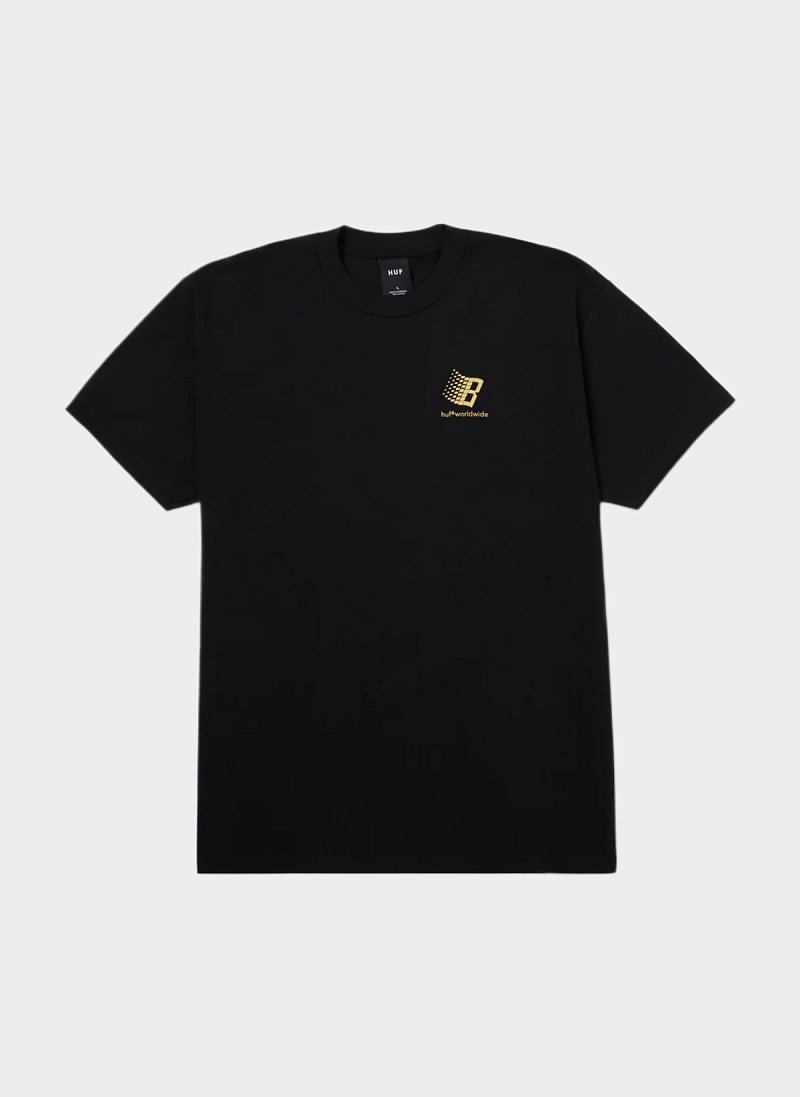 Футболка ‘HUF X BRONZE S/S TEE’ Black
