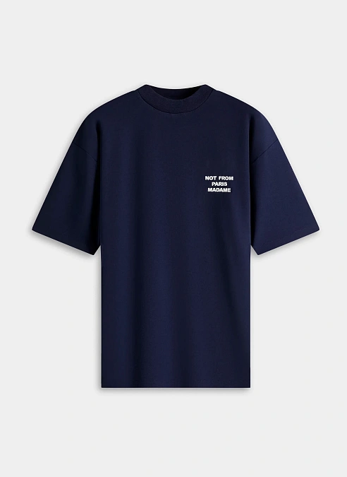 Футболка Le T-Shirt Slogan Navy