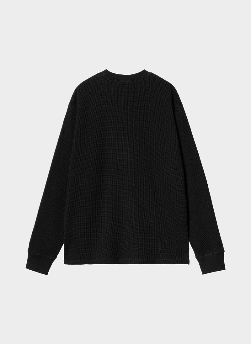 Лонгслив ‘L/S Basics Script T-Shirt’ Black / White