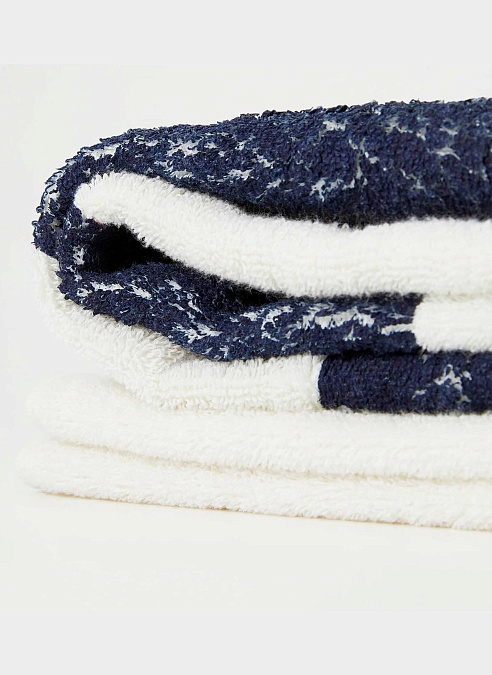 Полотенце Game On, Clothes Off Cream / Blue