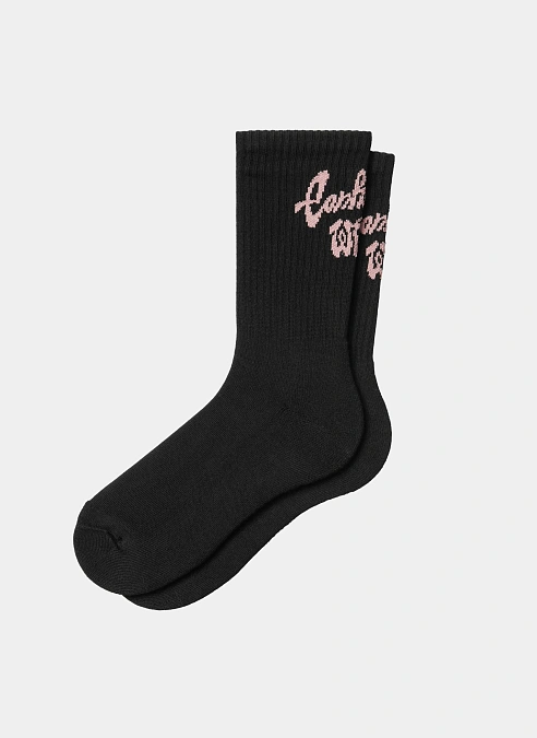 Носки Chedda Socks Black / Glassy Pink
