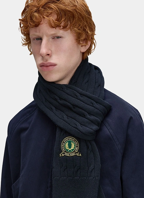 Шарф Tennis Badge Cable Scarf 608