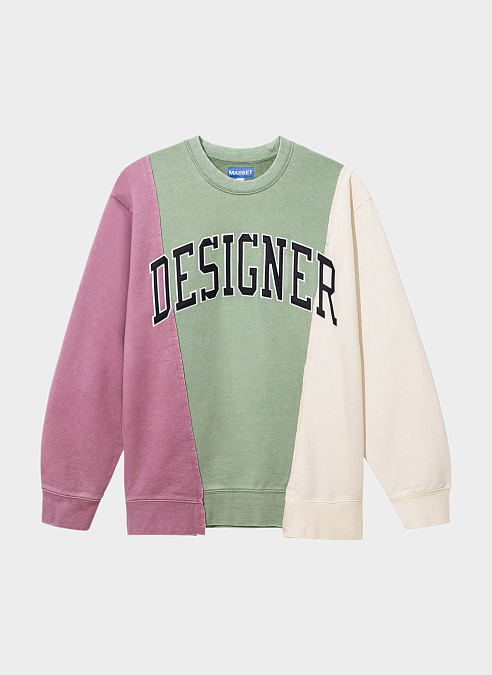 Свитшот ‘Designer Arc 3 Panel Crewneck’ Berry