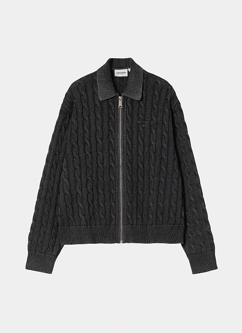 Кардиган W' Carter Sweater Jacket Black (Garment Dyed)