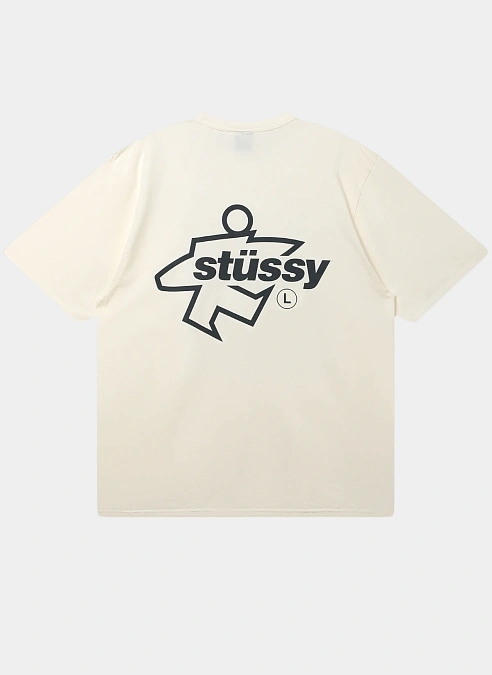 Футболка Surf Size Pig. Dyed Tee Natural
