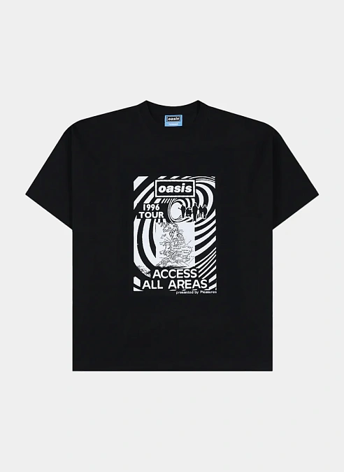 Футболка Pleasures х Oasis All Access T-Shirt Black