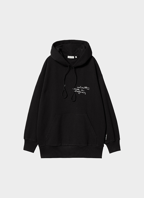 Худи женский ‘W’ Hooded Lips Sweat’ Black