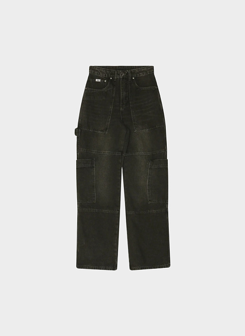Джинсы STRAIGHT COMBAT JEAN DIRTY CHARCOAL WASH