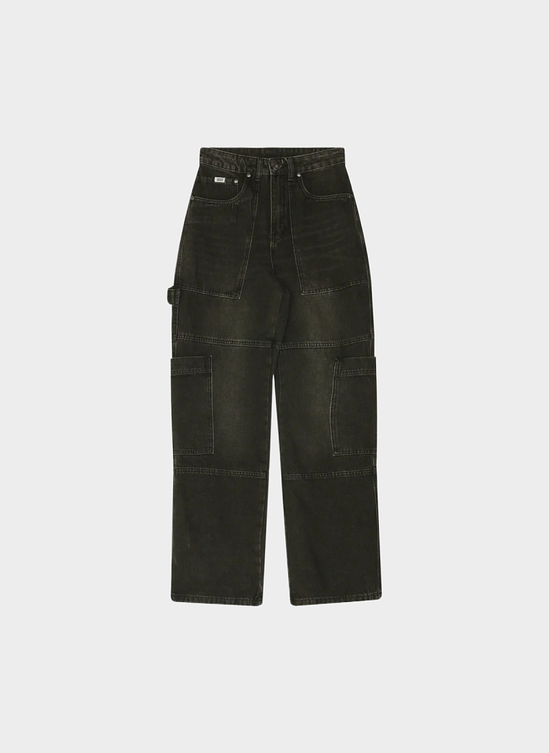 Джинсы STRAIGHT COMBAT JEAN DIRTY CHARCOAL WASH