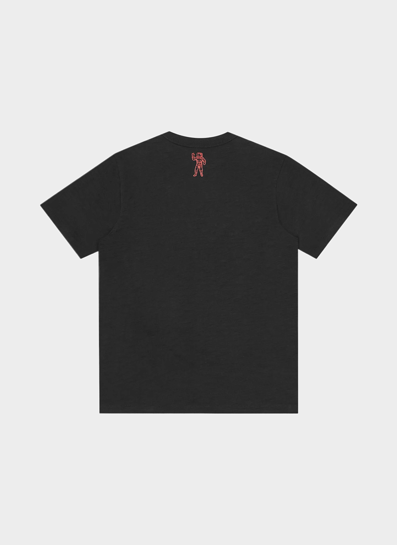 DUCK EMBROIDERED STRAIGHT LOGO SLUB T-SHIRT