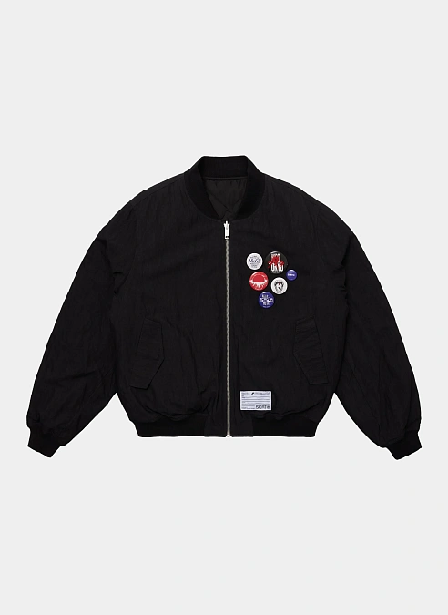 Бомбер Shotaru Reversible Bomber Jacket Black