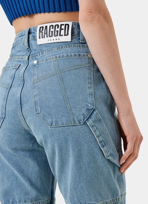 Джинсы женские ‘Straight Combat’ Light Blue