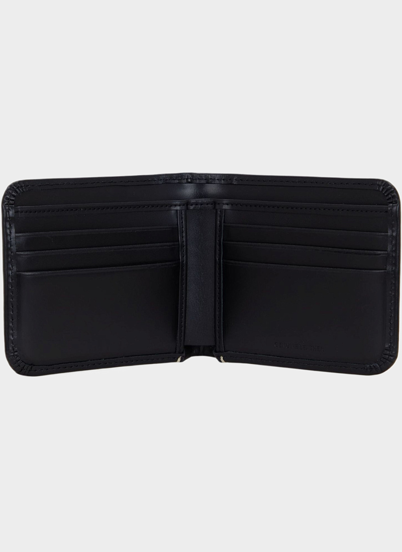 BOX LEATHER BILLFOLD WALLET