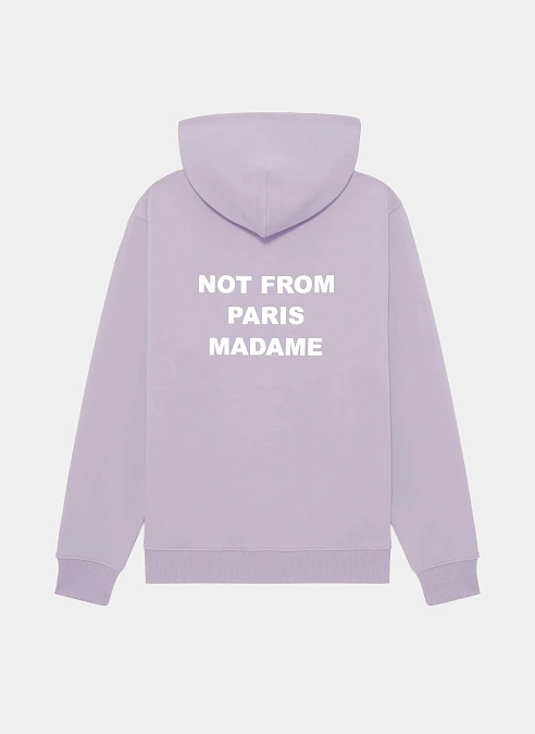 Худи Slogan Lavander