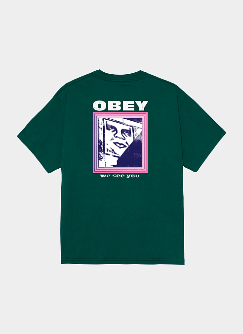 Футболка Obey We See You Rain Forest