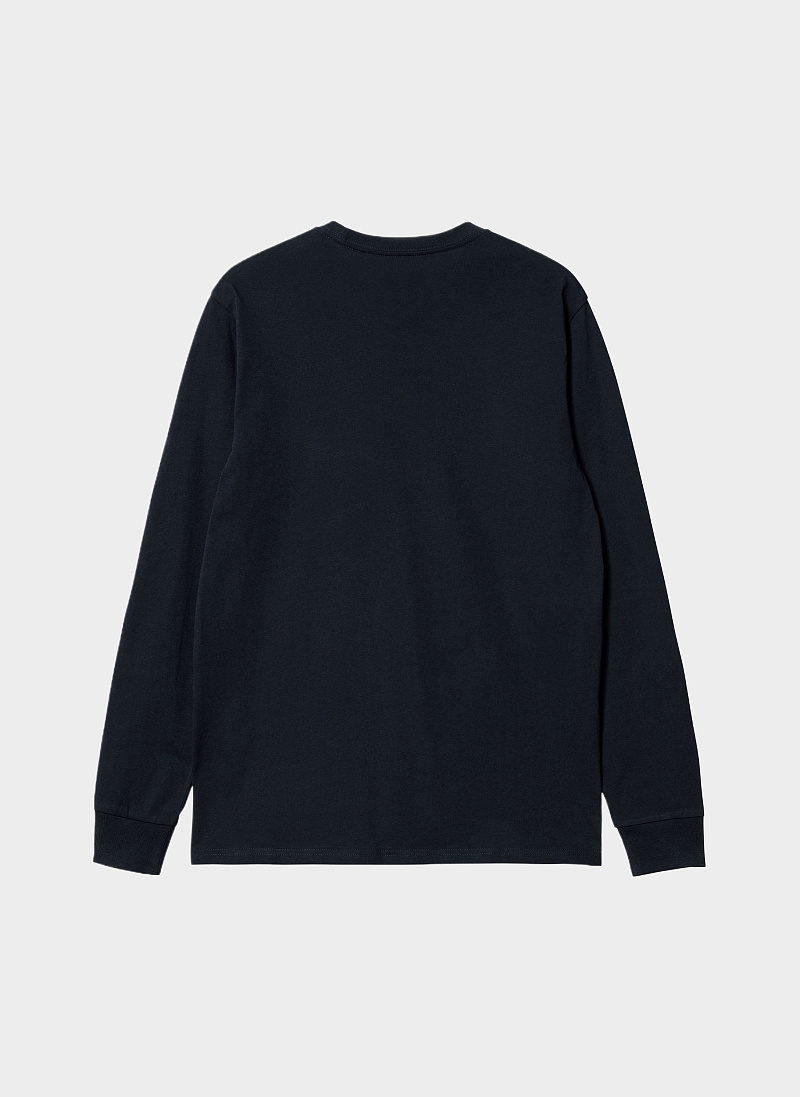Лонгслив ‘L/S Pocket T-Shirt’ DARK NAVY
