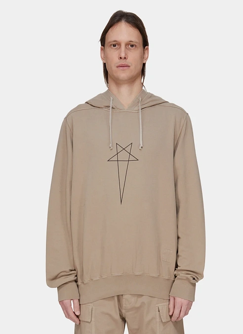 Худи Oversized Hoodie Pearl / Black