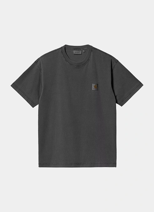 Футболка S/S Nelson T-Shirt Black (Garment Dyed)