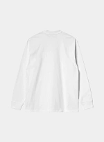 Лонгслив L/S Pocket Heart T-Shirt White / Black