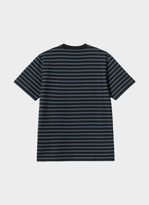 Футболка ‘S/S Seidler Pocket T-Shirt’ Squid / Black