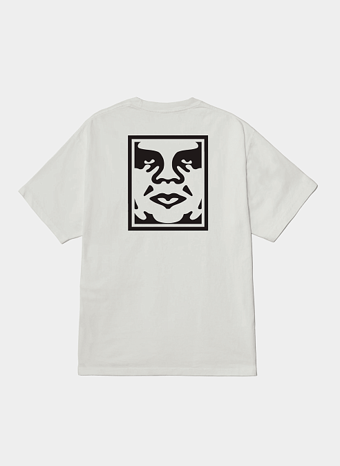 Футболка Obey Bold Icon Face Pigment Vintage White