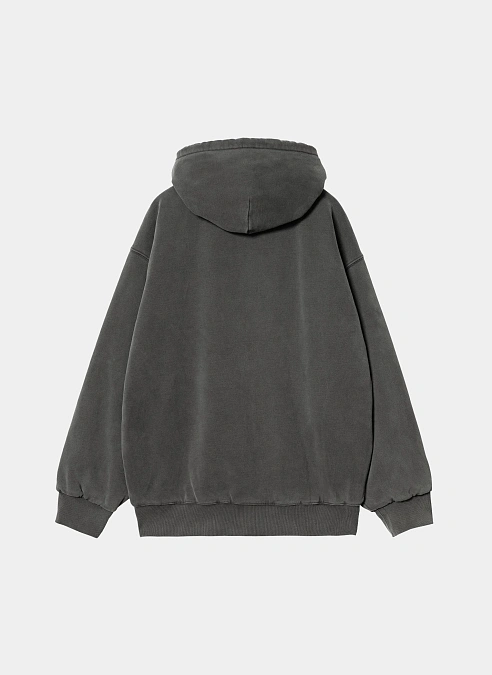 Худи на молнии Hooded Vista Jacket Black (Garment Dyed)