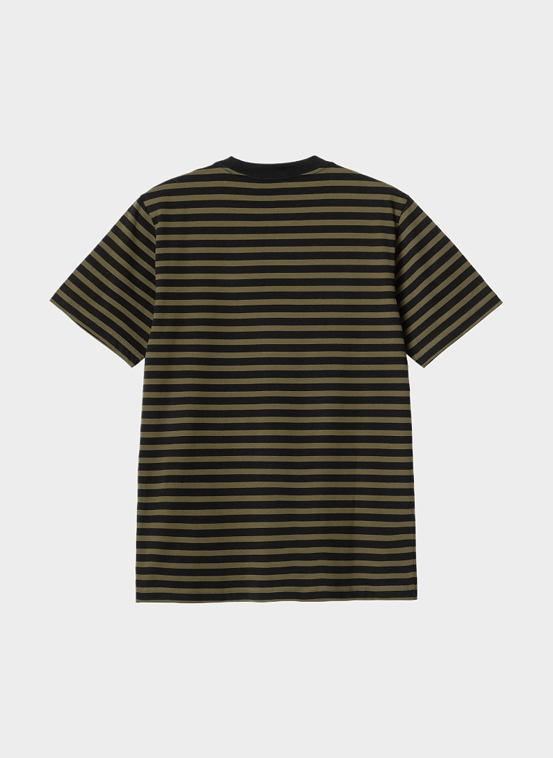 Футболка ‘S/S Seidler Pocket T-Shirt’ Highland / Black