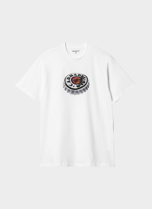 Футболка ‘S/S Bottle Cap T-Shirt’ WHITE