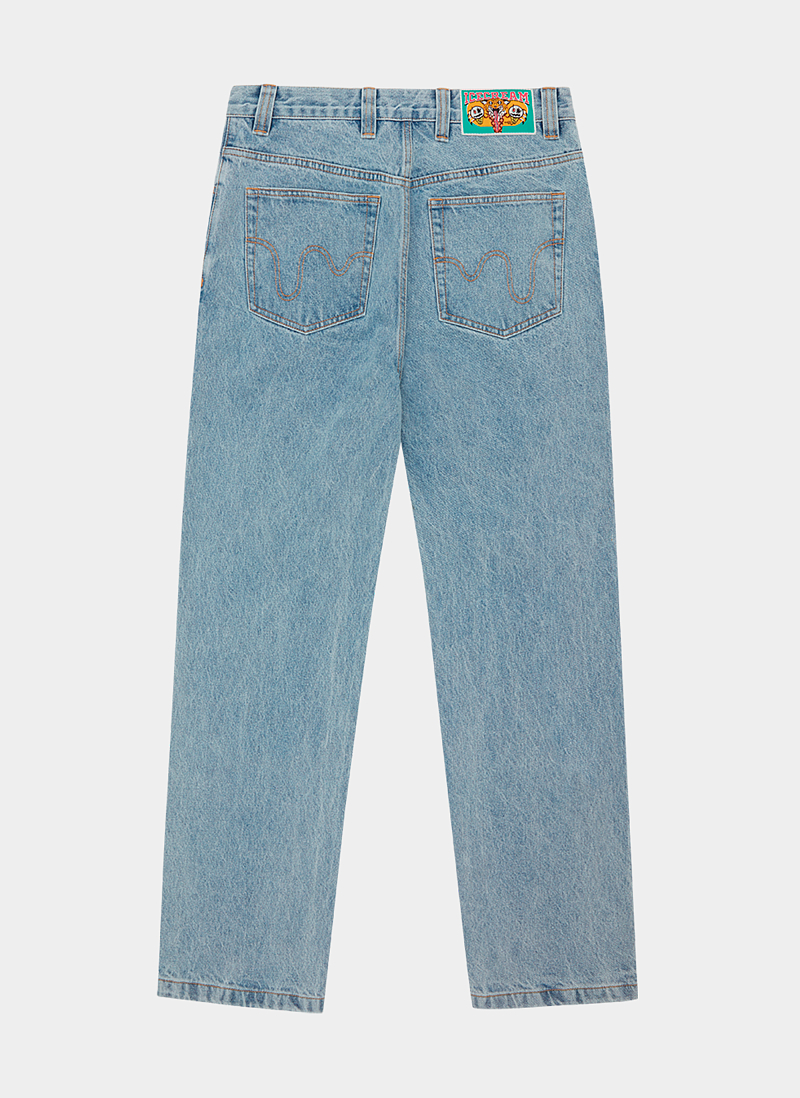 Джинсы RUNNING DOG DOUBLE SCOOP DENIM PANT
