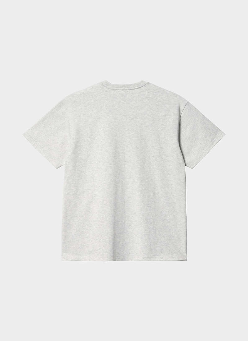 Футболка ‘S/S Chase T-Shirt’ Ash Heather / Gold