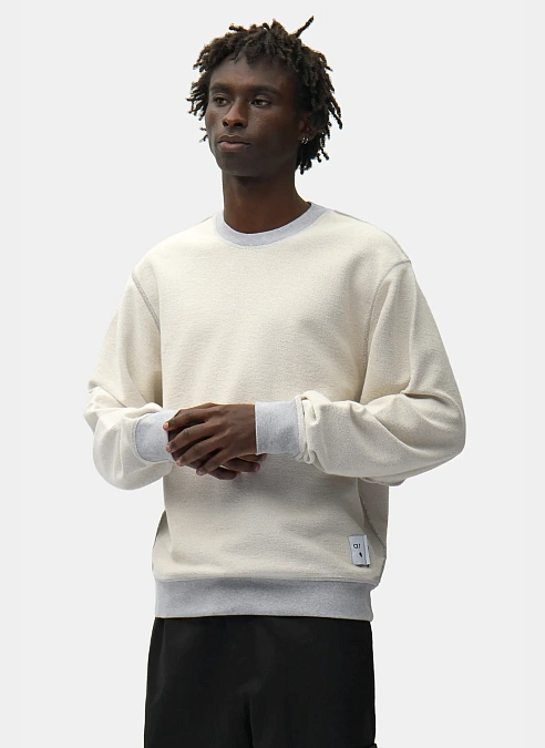 Свитшот Reversible Label Crewneck Grey