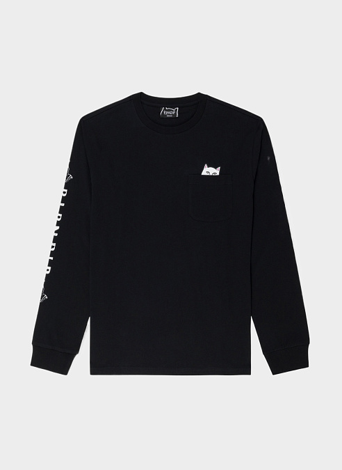 Лонгслив ‘Lord Nermal Pocket’ Black
