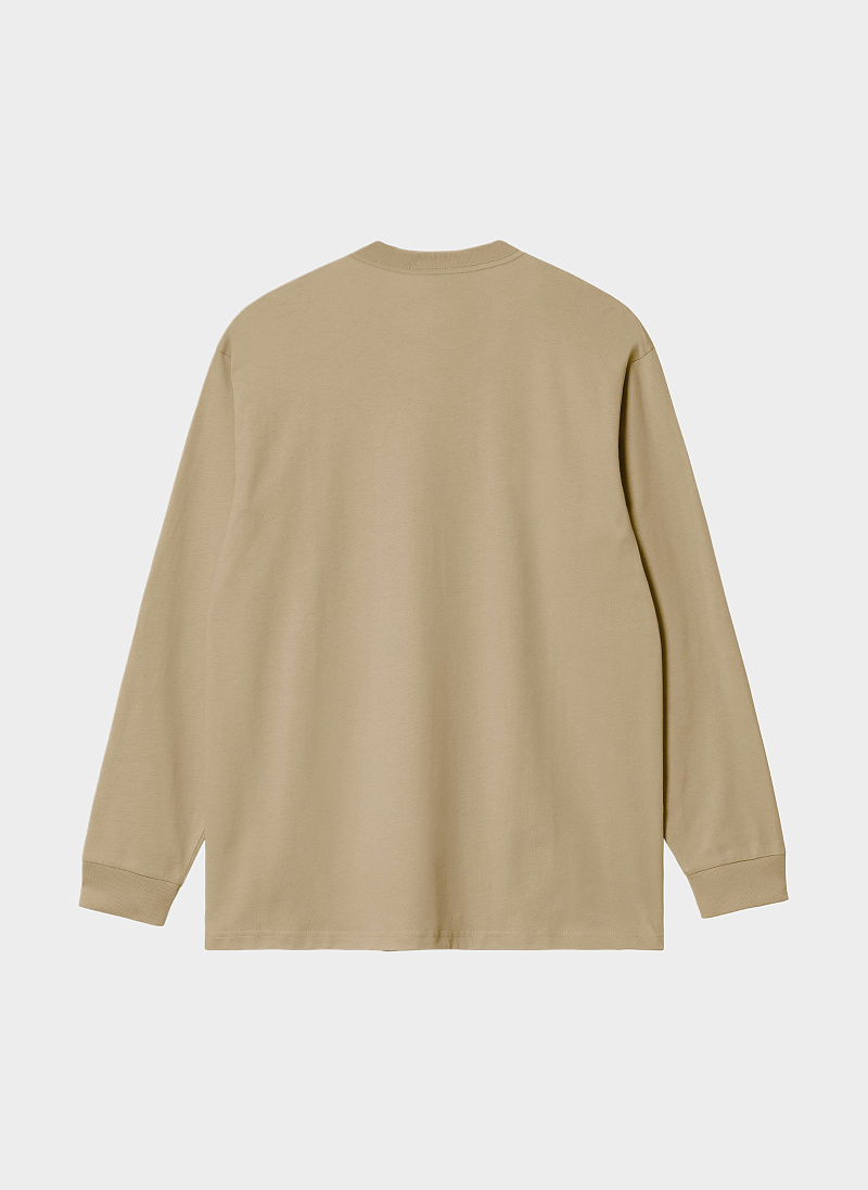 Лонгслив ‘L/S Chase T-Shirt’ SABLE / GOLD