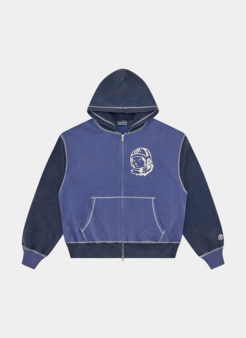 Худи На Молнии Indigo Oversized College Zip Through Indigo