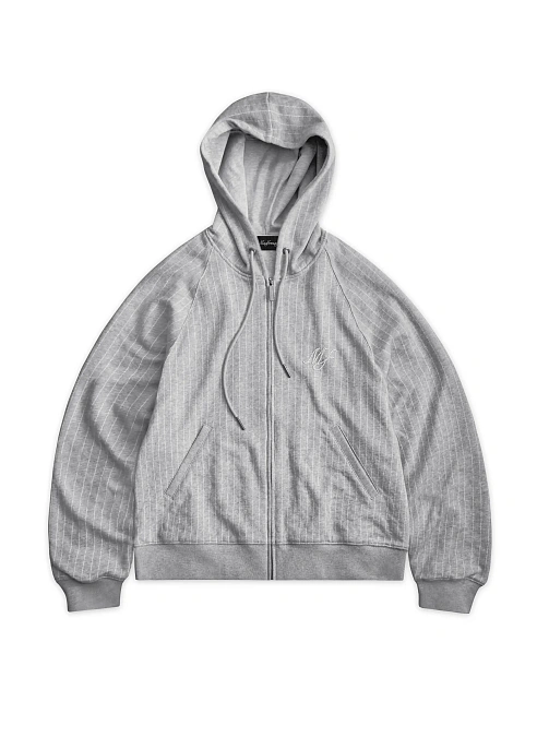 Худи на молнии Striped Hoodie Melange