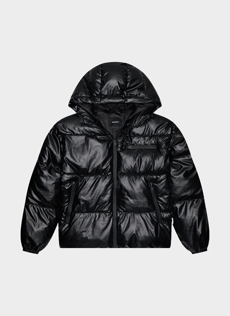 Пуховик HOODED PUFFER JACKET AW24