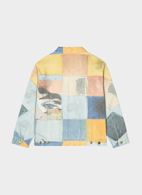 Куртка Checkered Painted Printed Work Coat