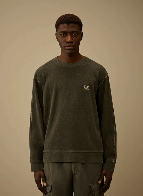 Свитшот Heavy Jersey Plated Crewneck Sweatshirt Gunmetal