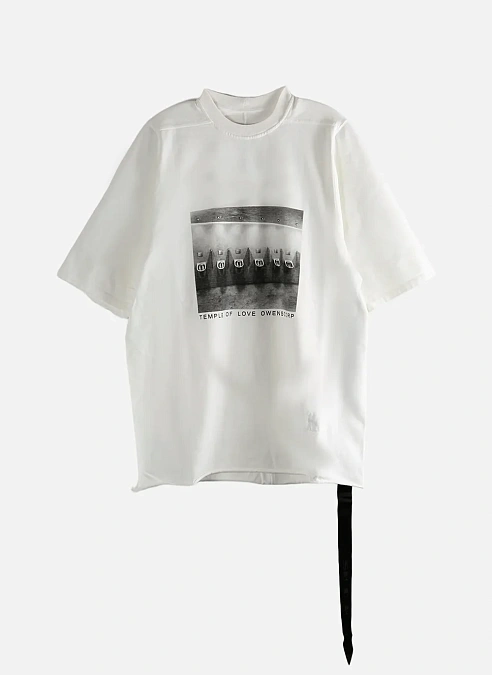 Футболка Temple Of Love Jumbo Print SS T-Shirt  Milk / Black 