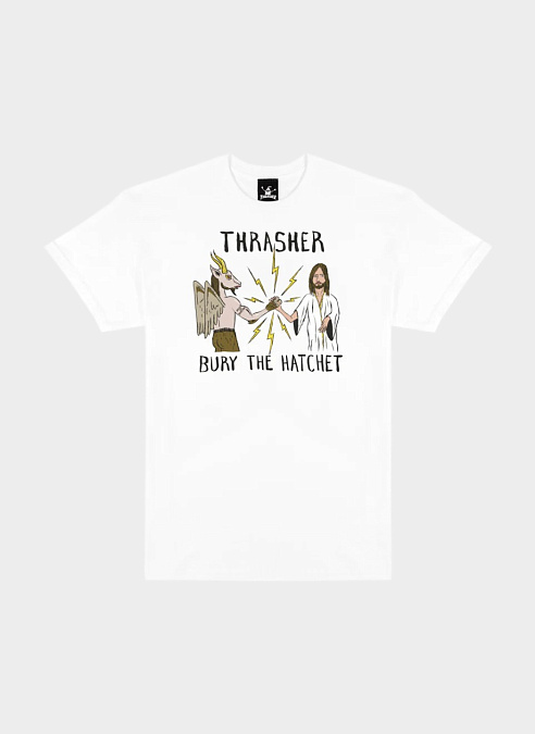 Футболка Thr X Toy Machine B.T.H. Tee White