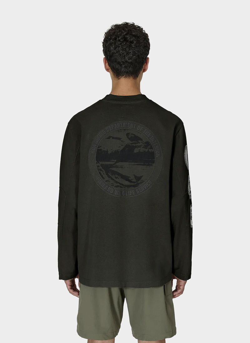 Лонгслив Division Long Sleeve Black Olive