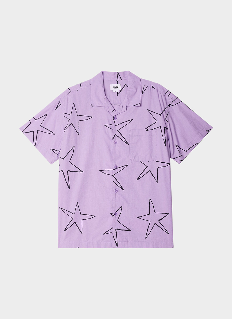 Рубашка ‘COLLIE SS SHIRT’ Digital Lavender Multi