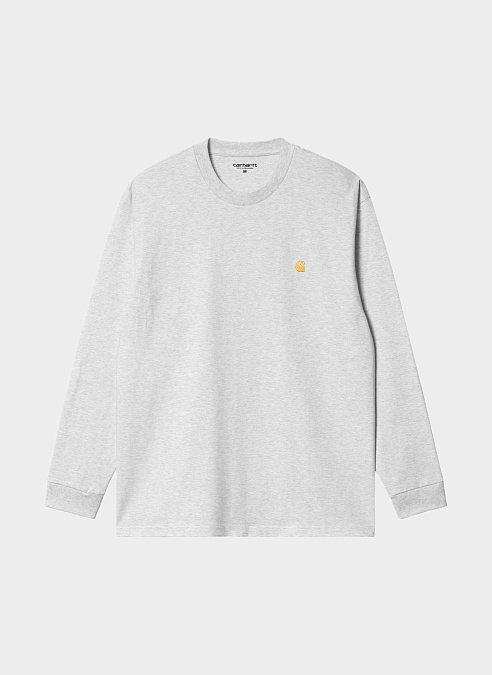Лонгслив ‘L/S Chase T-Shirt’ Ash Heather / Gold