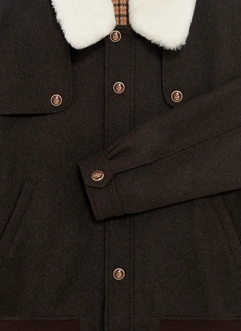 Куртка Le Blouson Laine Brown