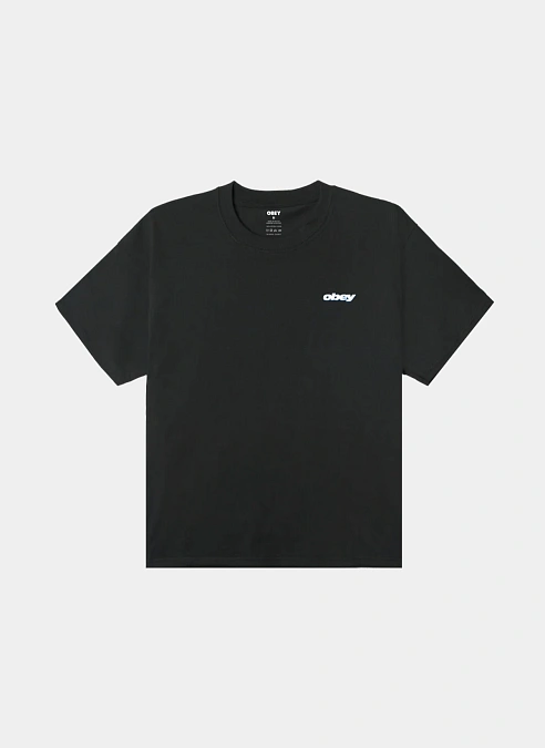 Футболка Obey Lips Vintage Black