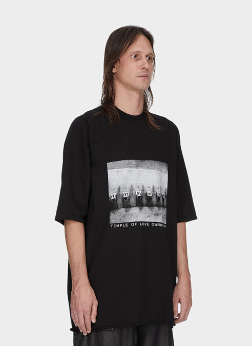 Футболка Temple Of Love Jumbo Print SS T-Shirt  Black / Milk